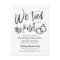 We Tied the Knot | Post Wedding Party Invitation P