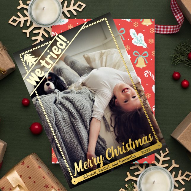 We Tried | Funny Christmas | Full Photo | Portrait (Creator Uploaded)