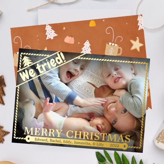 We Tried | Funny Christmas Photo Humour | Unique (Creator Uploaded)