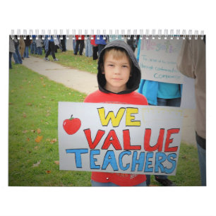 We Value Teachers: Jefferson on Strike 10/14 Calendar