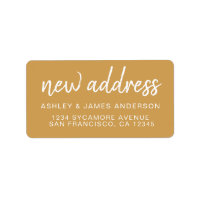 We’ve Moved Classic Honey Gold New Address