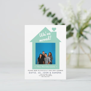 We’ve Moved Family Photo Card – House Design
