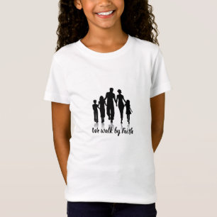we walk by faith Family T-Shirt