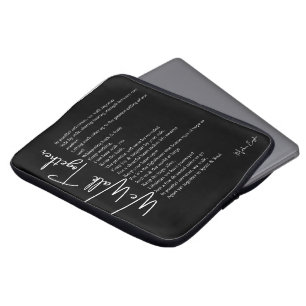 We walk together love poem poster wall art decor  laptop sleeve