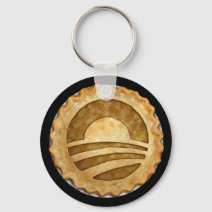 "We Want Pie!" Obama Pie Keychain