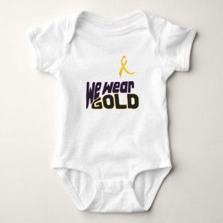 we ware GOLD Baby Bodysuit