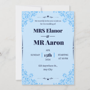 We warmly invite you for the wedding of