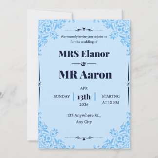 We warmly invite you for the wedding of