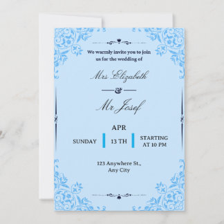 We warmly invite you to the wedding of 