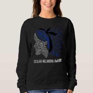 We Wear Black & Navy For Ocular Melanoma Awareness Sweatshirt