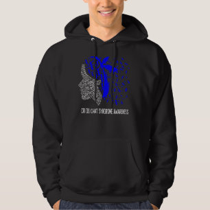 We Wear Blue For Cri Du Chat Syndrome Awareness 1 Hoodie