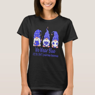 We Wear Blue For Cri Du Chat Syndrome Awareness T-Shirt