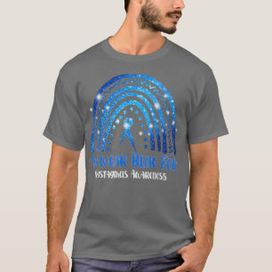 We Wear Blue Rainbow Awsewome For Nystagmus Awaren T-Shirt