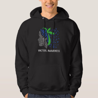 We Wear Green & Blue For Vacterl Awareness Hoodie