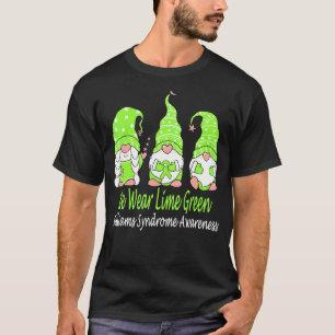 We Wear Lime Green For Williams Syndrome Awareness T-Shirt