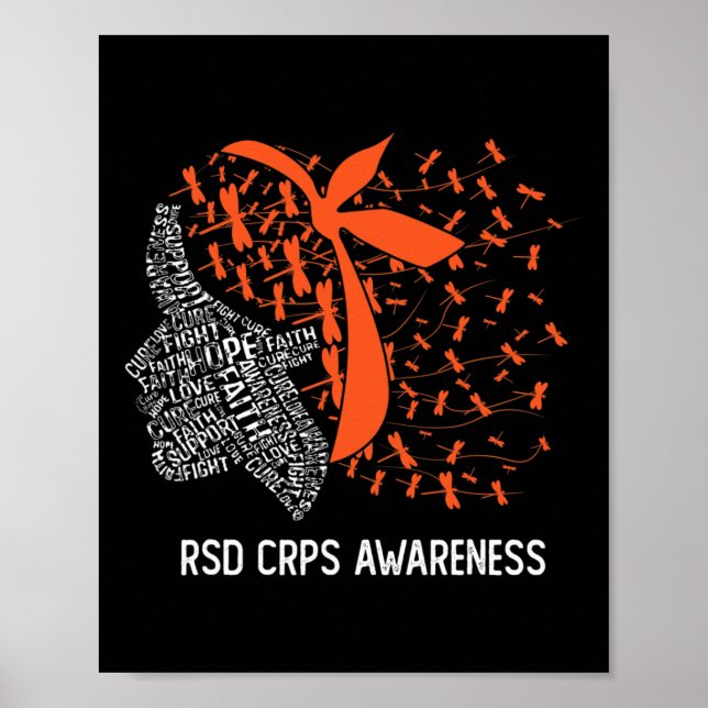 We Wear Orange For Rsd Crps Awareness 2  Poster (Front)