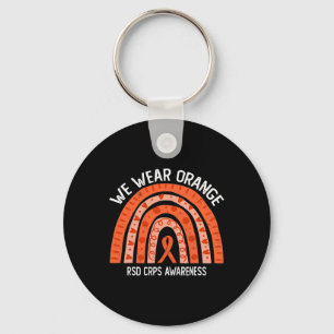 We Wear Orange For Rsd Crps Awareness Key Ring