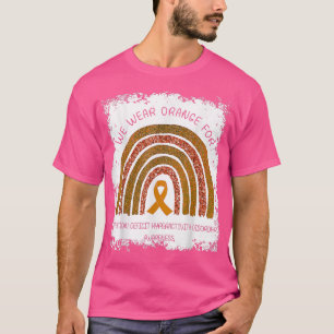 we wear orange rainbow for ADHD awesome awareness1 T-Shirt