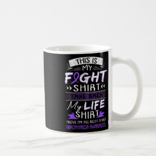 We Wear Purple Fibromyalgia Awareness Ribbon Gift Coffee Mug