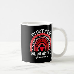 We Wear Red Dyslexia Awareness Month Dyslexia Boho Coffee Mug