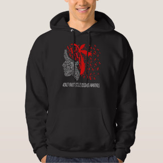 We Wear Red For Adult Onset Stillu2019s Disease Aw Hoodie