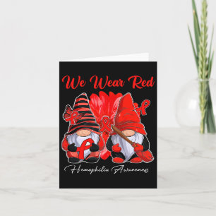 We Wear Red Heart Disease Awareness  Card