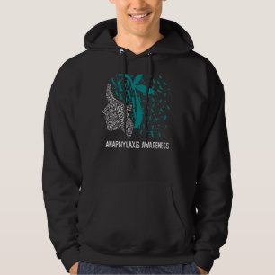 We Wear Teal For Anaphylaxis Awareness Hoodie