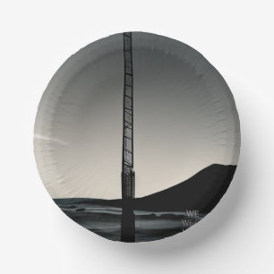 We Were Here paper bowls Plate