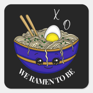 We Were Meant To Be   Funny Pun  Square Sticker