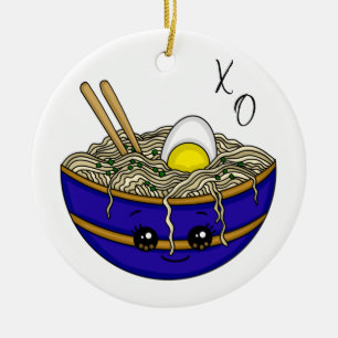 We were Ramen To Be   Funny Christmas Pun Ceramic Tree Decoration