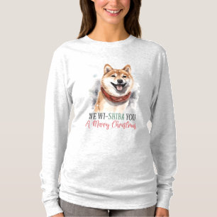 We Wi-Shiba You A Merry Christmas T-Shirt