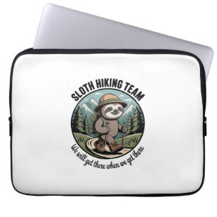 We Will Get There Eventually Sloth Hiker Laptop Sleeve