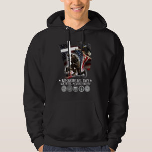 We Will Never Forget Memorial Day Patriotic Usa Fl Hoodie