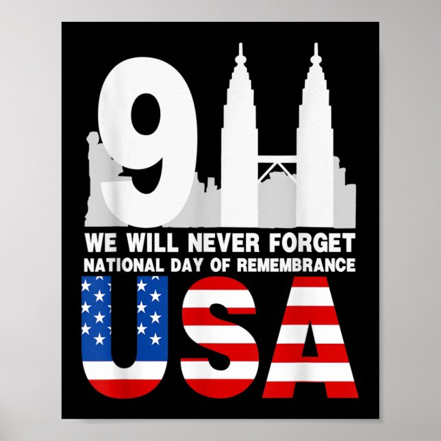 We will never forget,national day of remembrance p poster (Front)