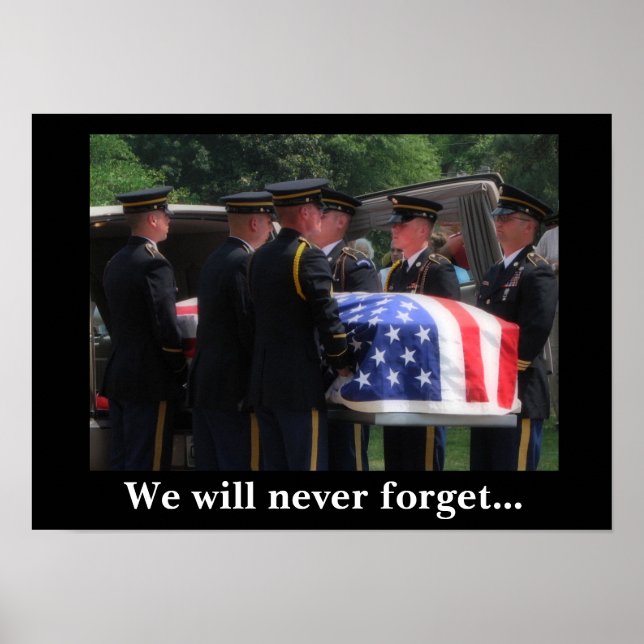We will never forget... poster (Front)