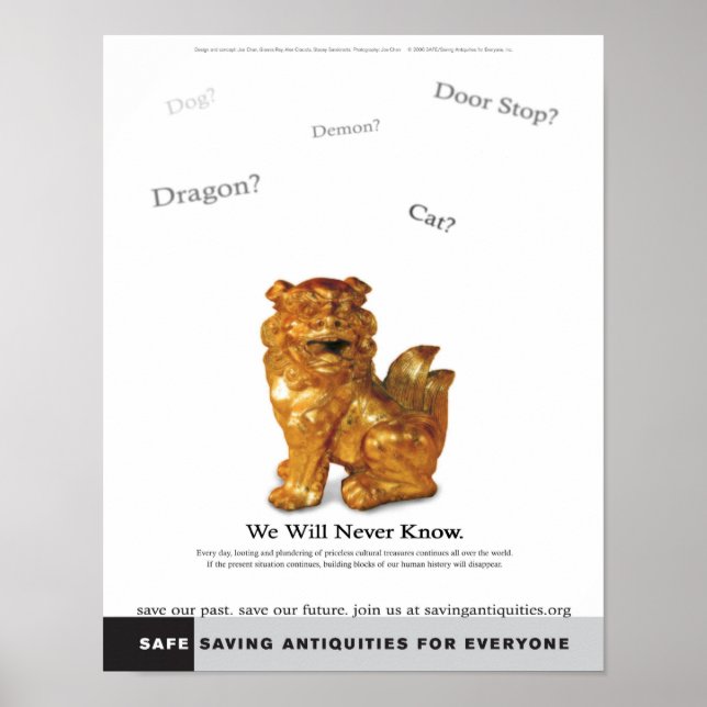 We Will Never Know poster (Front)