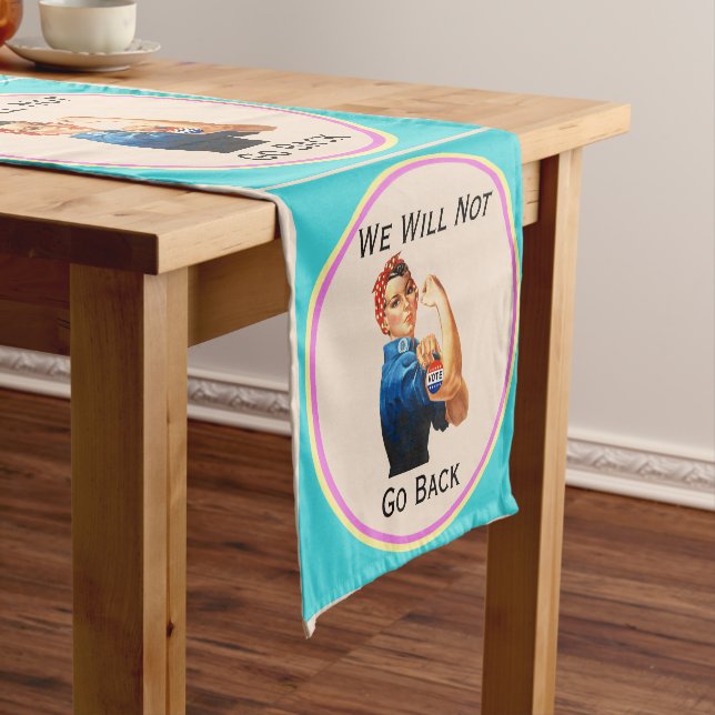 We Will Not Go Back Table Runner (In Situ)