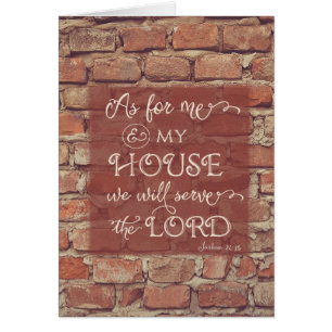 We Will Serve the Lord - Joshua 24:15