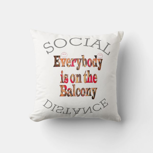 We Will Survive COVID-19: A Message of Resilience  Cushion (Front)