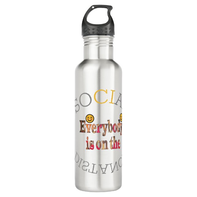 We Will Survive COVID-19 – A Message of Strength   710 Ml Water Bottle (Front)