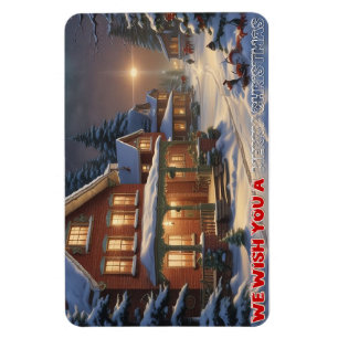 We wish a merry christmas - 004 magnet