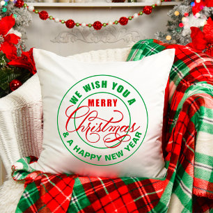 We Wish You A Merry Christmas Cushion