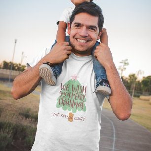 We Wish You A Merry Christmas Family Men T-Shirt