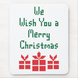 We Wish you a Merry Christmas Mouse Pad