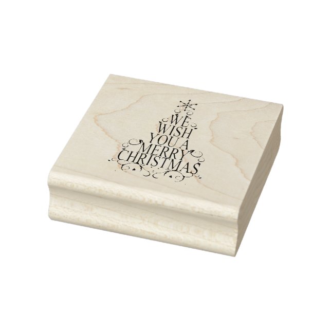 We wish you a Merry Christmas Rubber Stamp (Stamp)