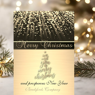 We Wish You A Merry Christmas Tree Holiday Card