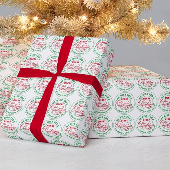We Wish You A Merry Christmas Wrapping Paper (Creator Uploaded)