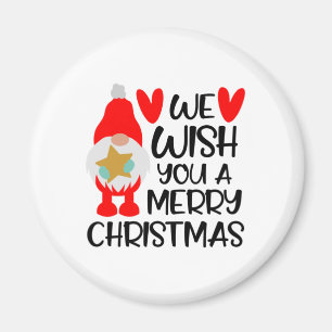 We Wish You A Very Merry Christmas Magnet