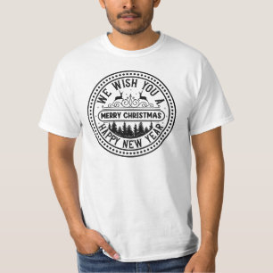 We Wish You Merry Christmas Happy New Year-66244 T-Shirt