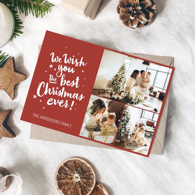 We Wish You The Best Christmas Ever Card (Creator Uploaded)